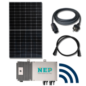 420-Watt-Balkonkraftwerk Komplettset mit NEP Wechselrichter | Energy Junkies Gmbh