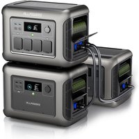 ALLPOWERS R1500 Heim Notstrom Powerstation | 1800W 1152Wh R1500 + 2 B1000 Erweiterungsbatterie